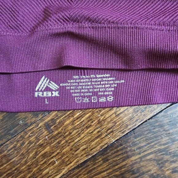Reebok RBX Maroon Sports Bra Halter Back Large - Picture 6 of 6
